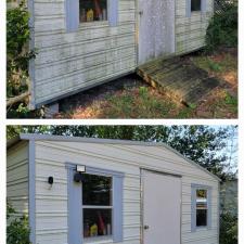 Roof house washing